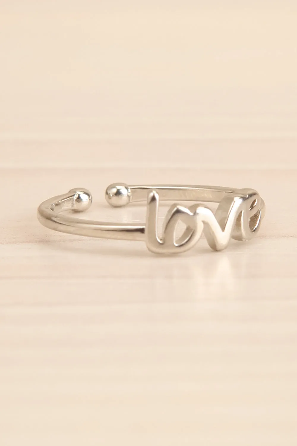 Harribey Silver | Adjustable Love Ring