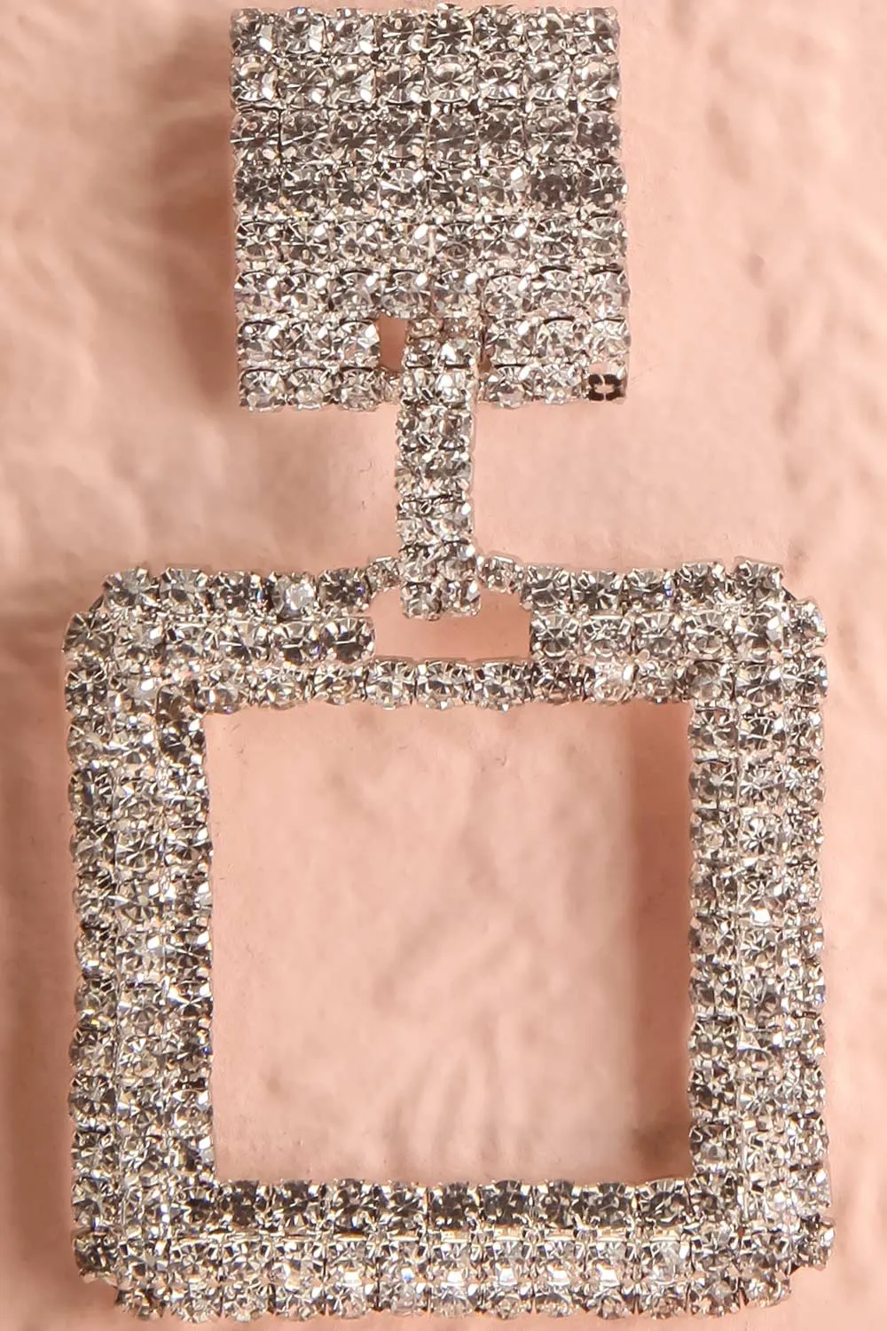 Imagi Silver | Square Pendant Earrings