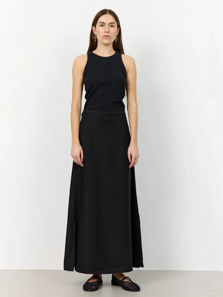 Levete Room Naja Linen Skirt in Black