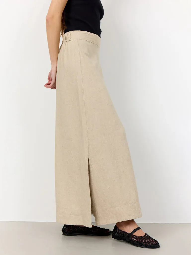 Levete Room Naja Linen Skirt in Island Fossil