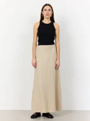 Levete Room Naja Linen Skirt in Island Fossil