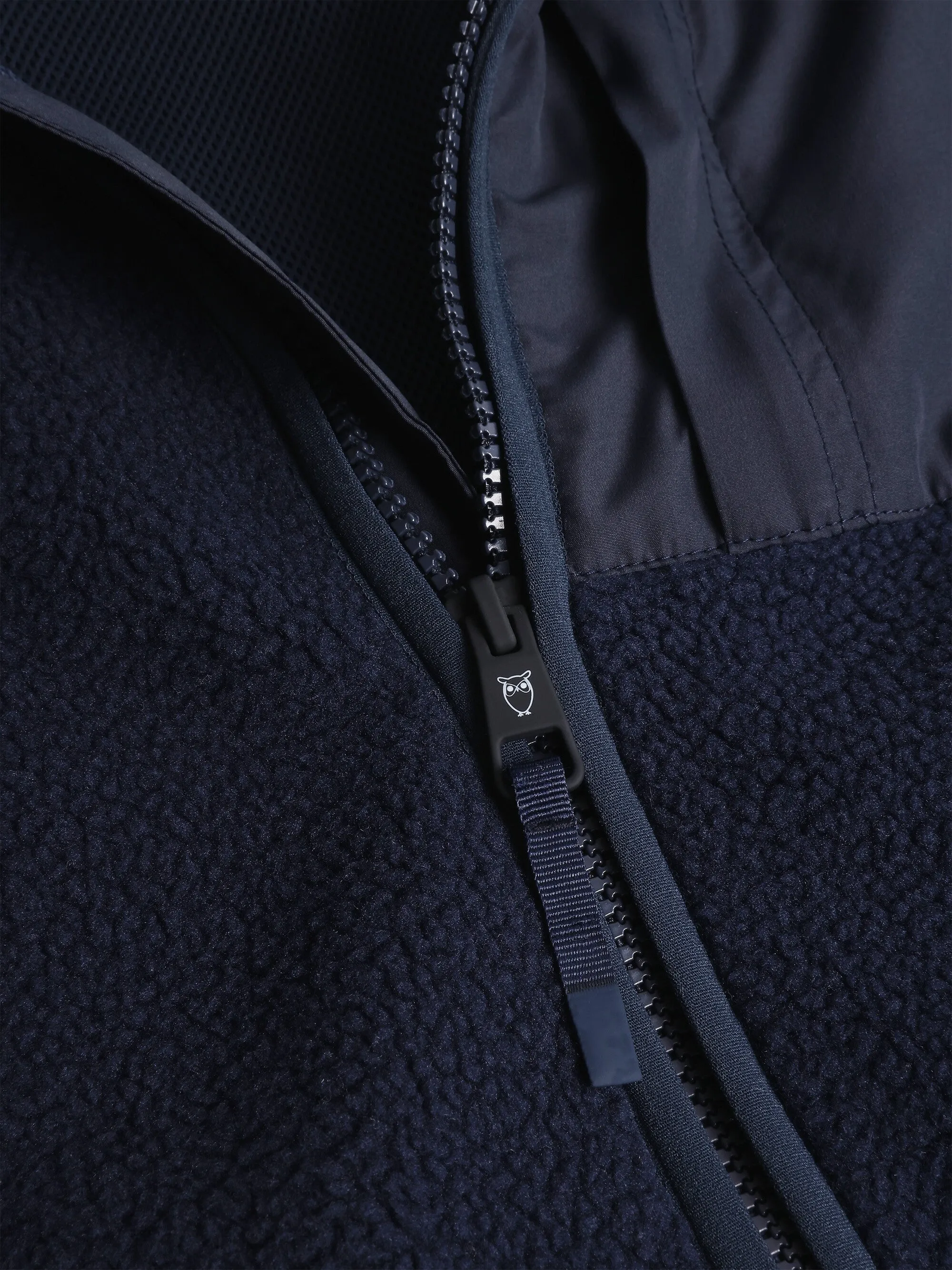 Loose Fit Zip Fleece - GRS/Vegan - Night Sky Knowledge Cotton