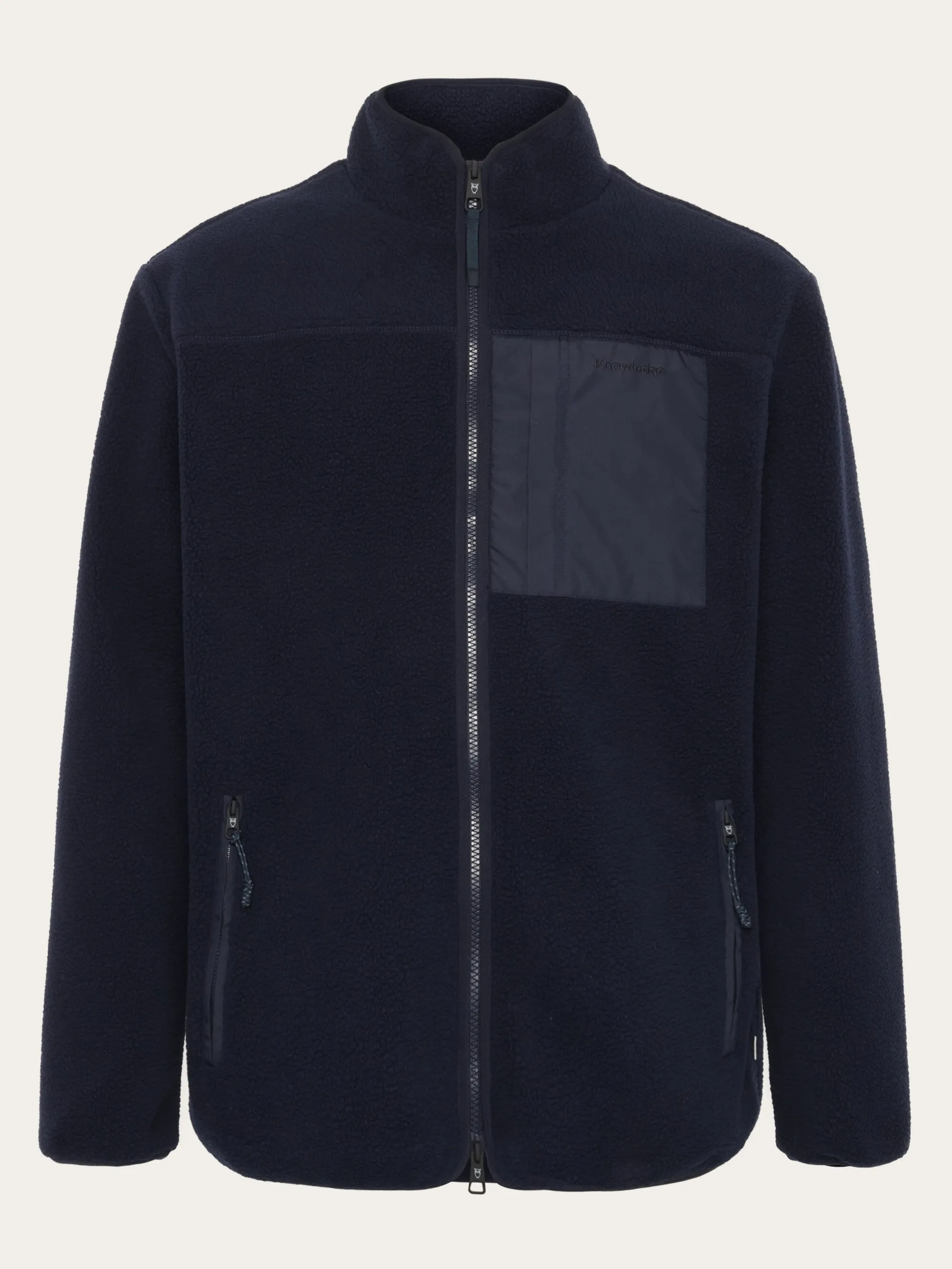 Loose Fit Zip Fleece - GRS/Vegan - Night Sky Knowledge Cotton