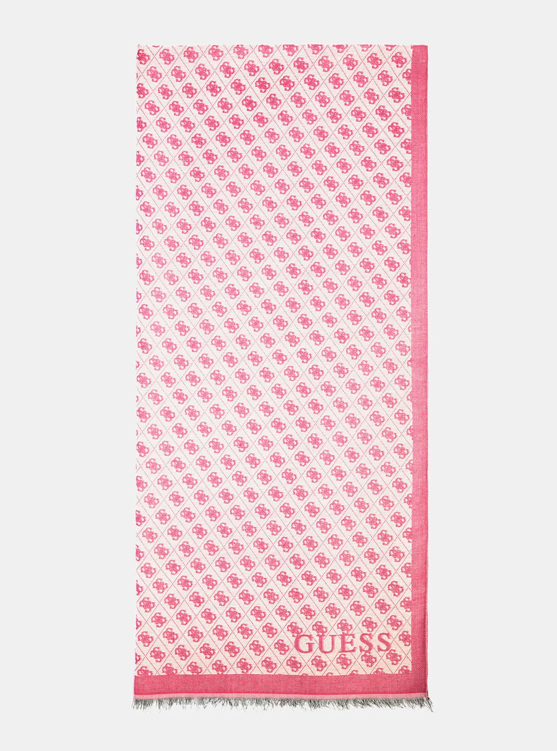 Magenta Logo Izzy Jacquard Scarf Guess