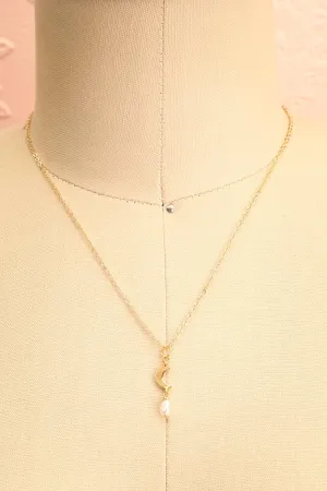 Masina | Moon Pendant Necklace