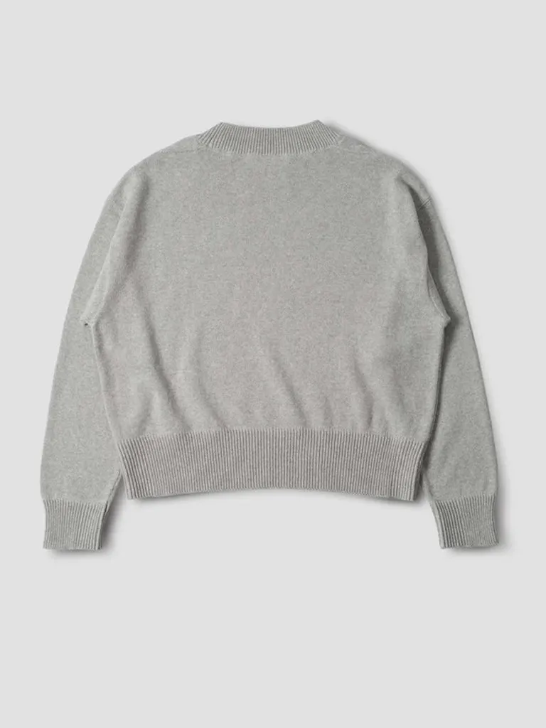 MHL Flatlock Guernsey in Light Grey