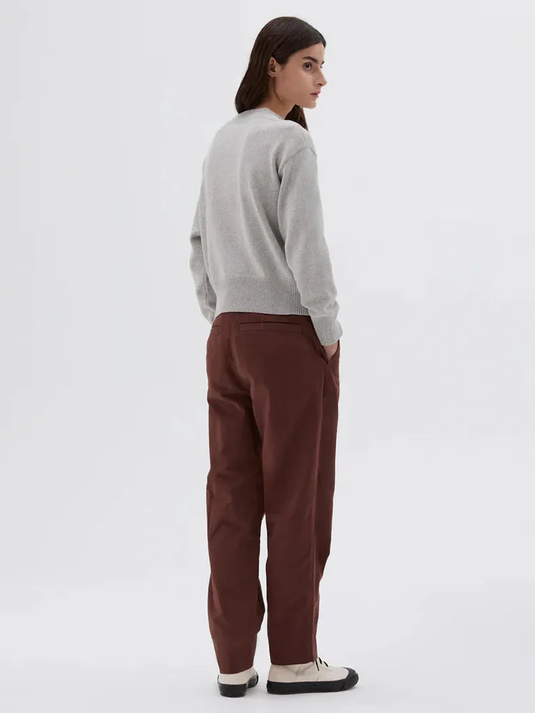 MHL Flatlock Guernsey in Light Grey