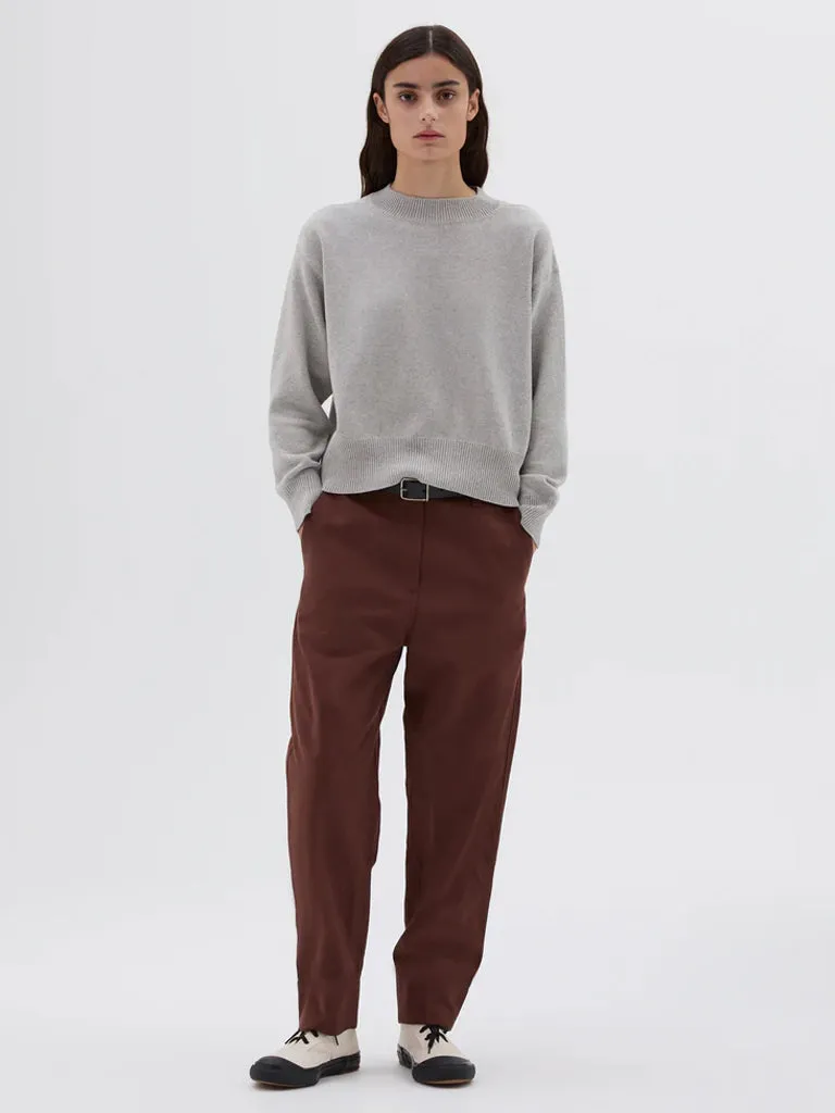 MHL Flatlock Guernsey in Light Grey