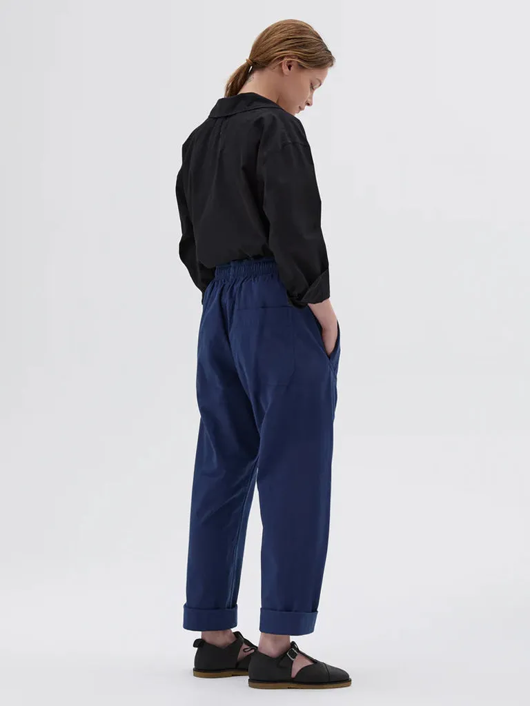MHL Wide Leg Jogger in Blue