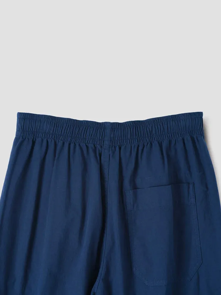 MHL Wide Leg Jogger in Blue