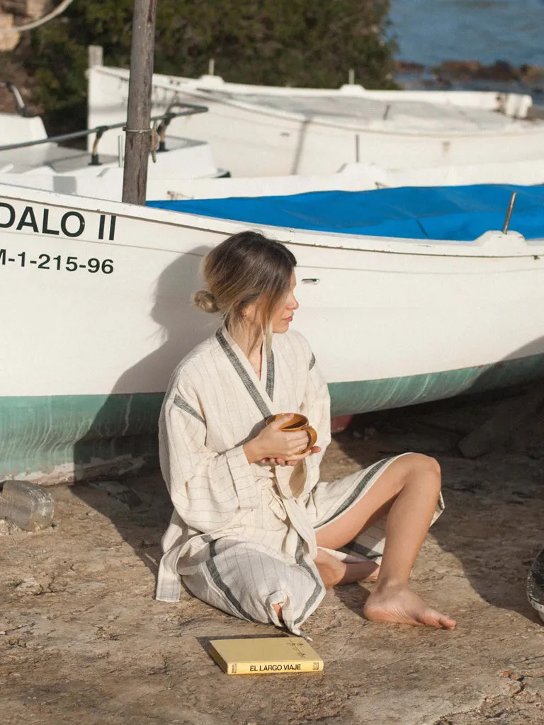 Mizar & Alcor Bahia Robe in Black