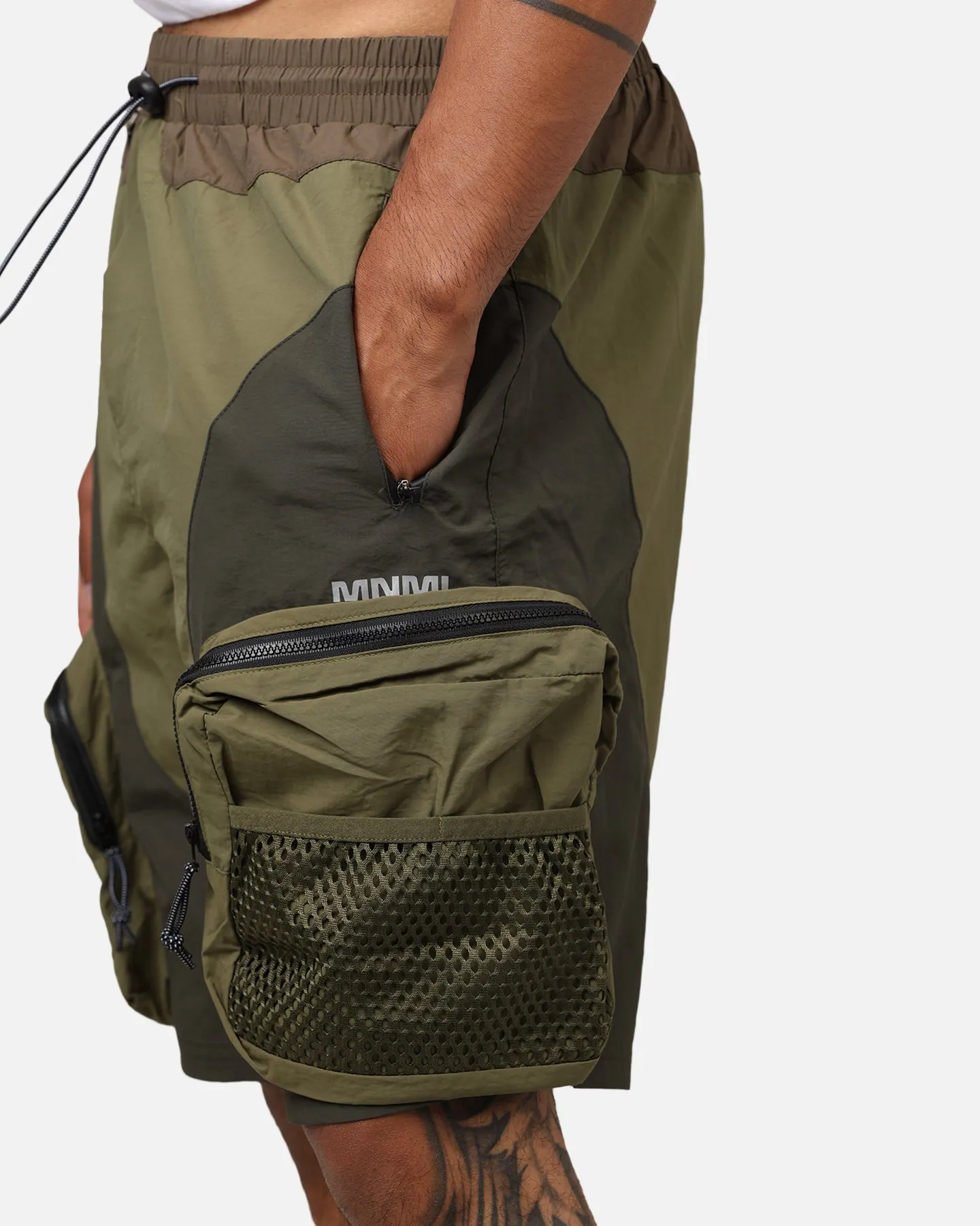 MNML Active Cargo Shorts Olive
