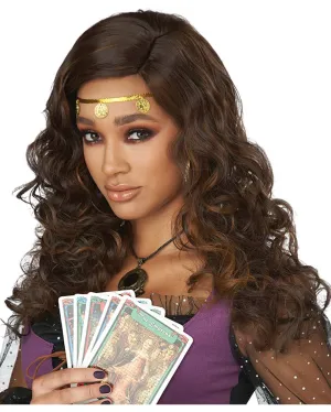 Mystified Curly Long Brown Wig