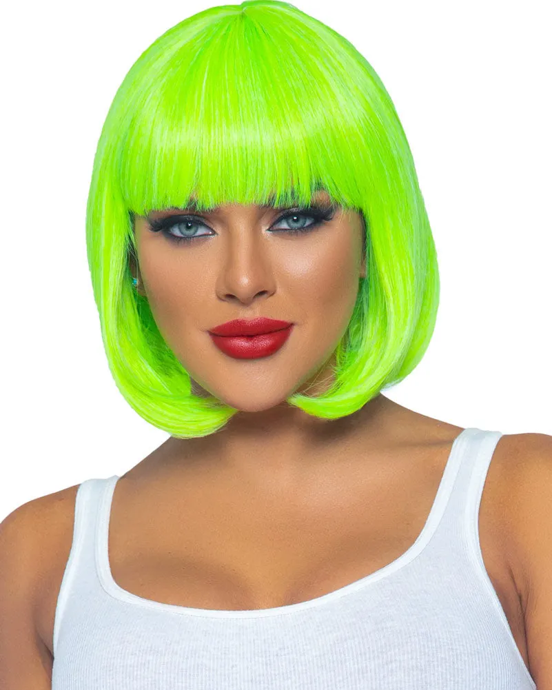 Neon Green Bob Wig