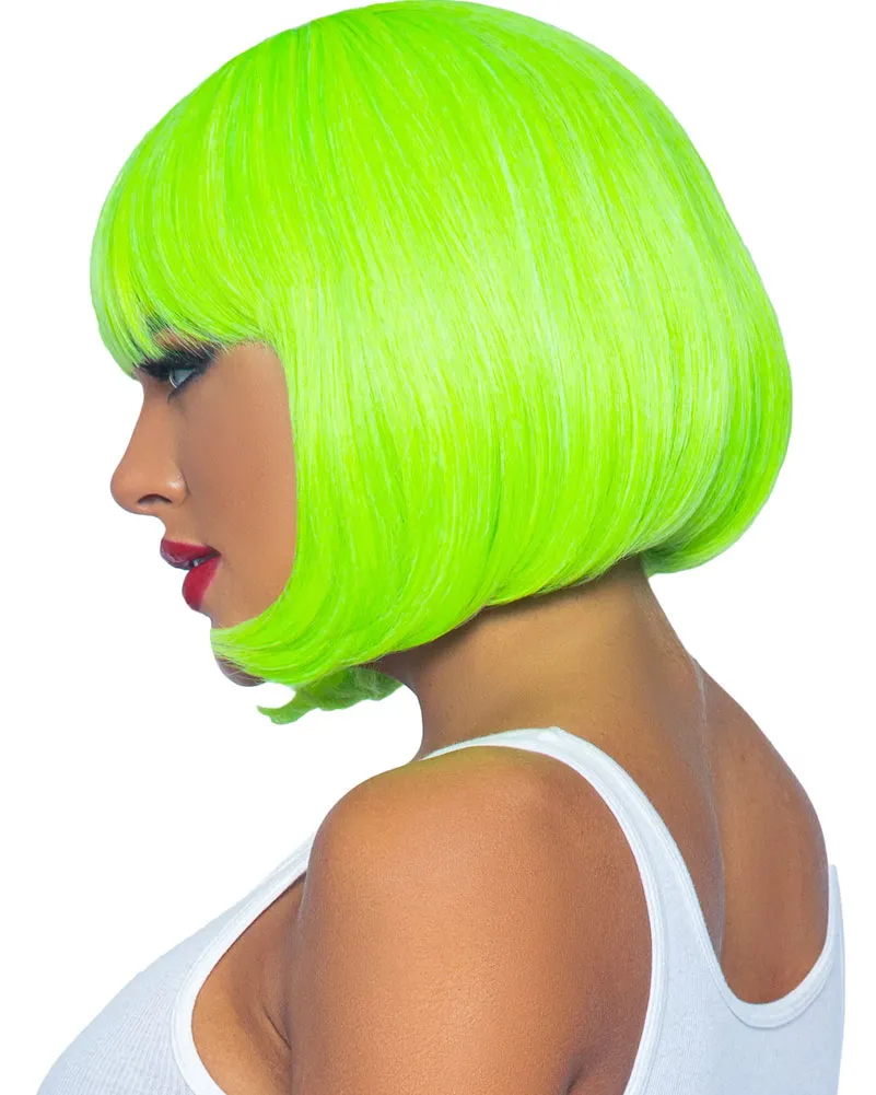 Neon Green Bob Wig