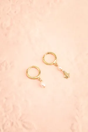 Nicolette | Asymmetrical Hoop Earrings