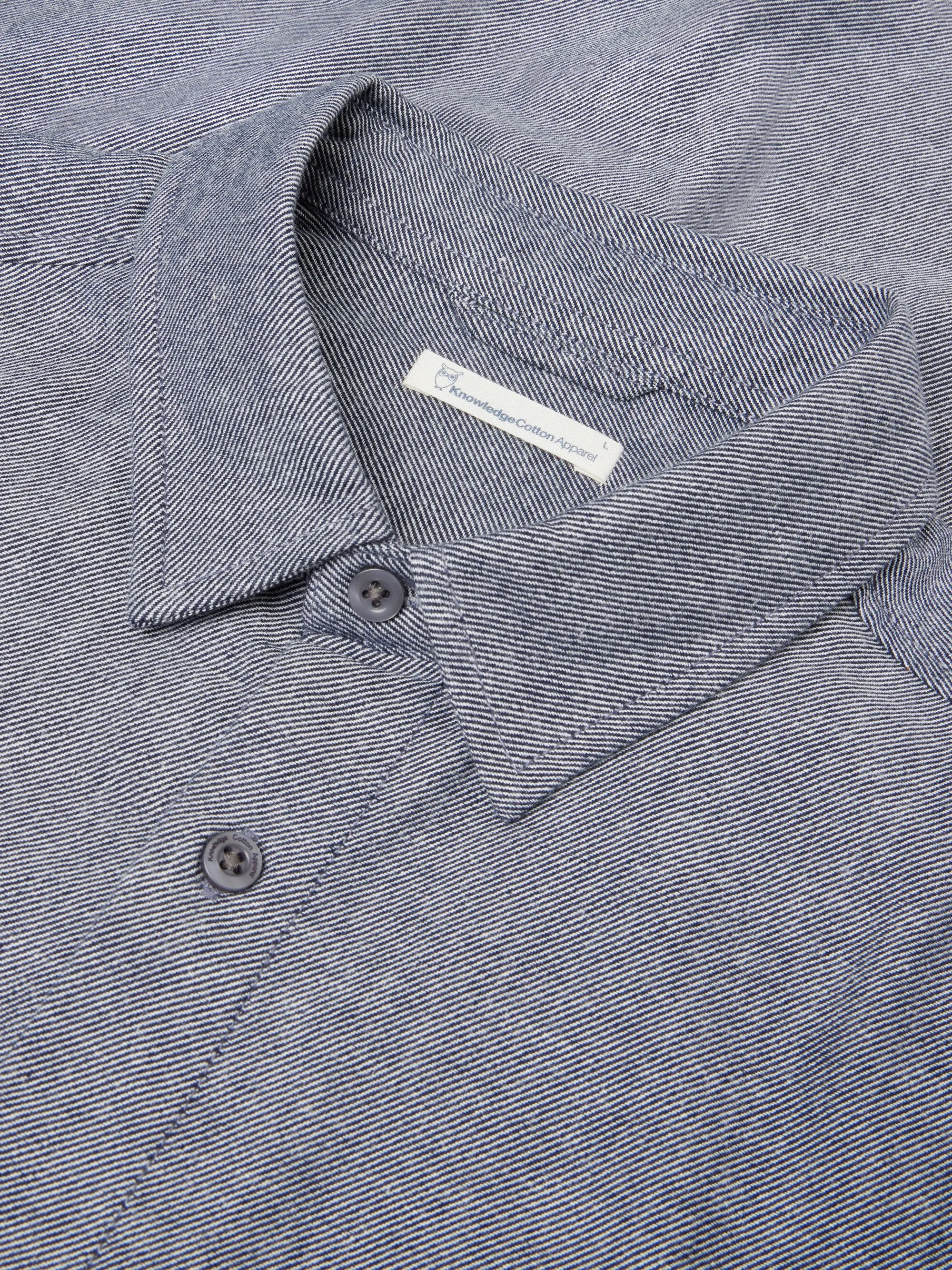 Organic Cotton Flannel Shirt GOTS - Night Sky Knowledge Cotton