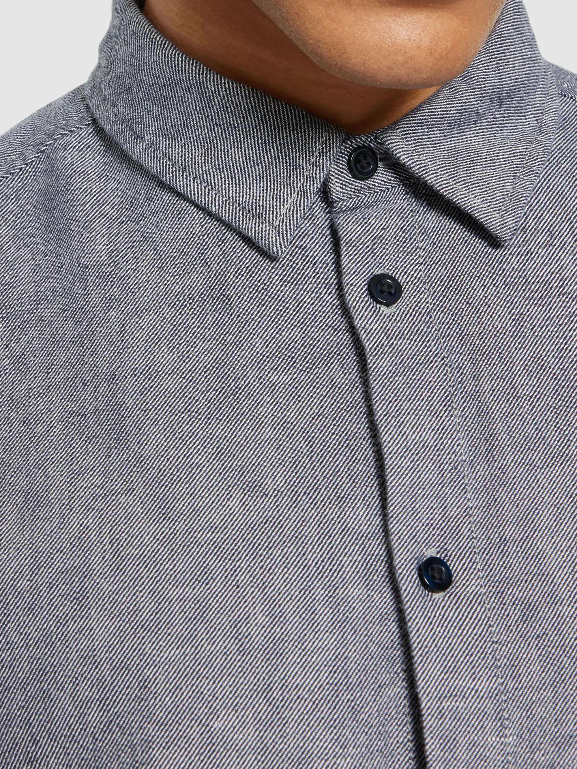 Organic Cotton Flannel Shirt GOTS - Night Sky Knowledge Cotton