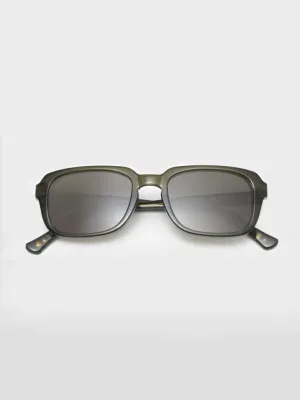 Oscar Deen Nelson Sunglasses in Dark Olive/Night