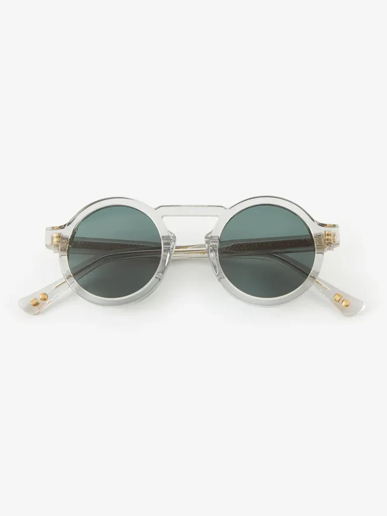 Oscar Deen Panda Sunglasses in Slate/Olive