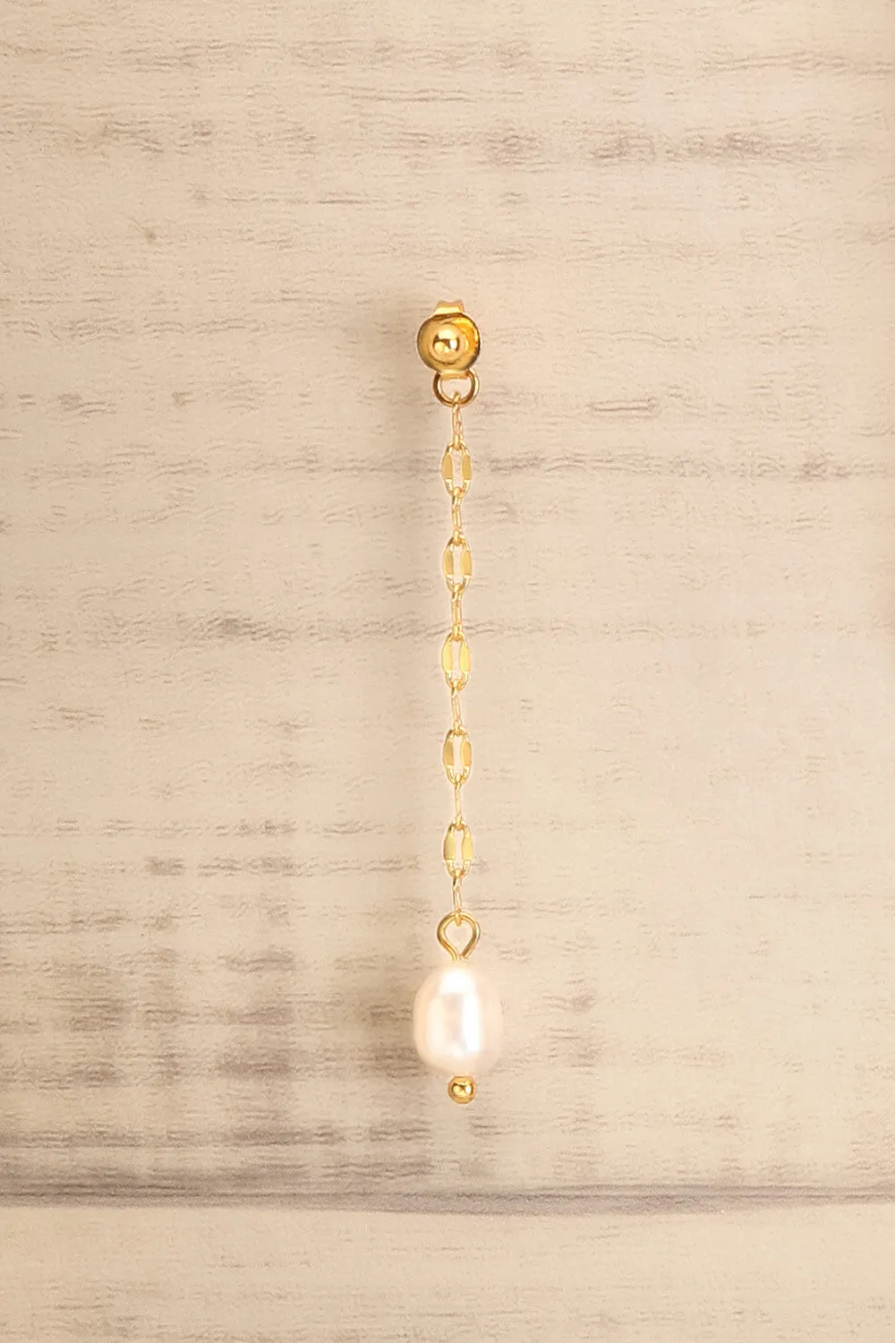 Pandelys | Golden Stud Earrings w/ Pendant Backing