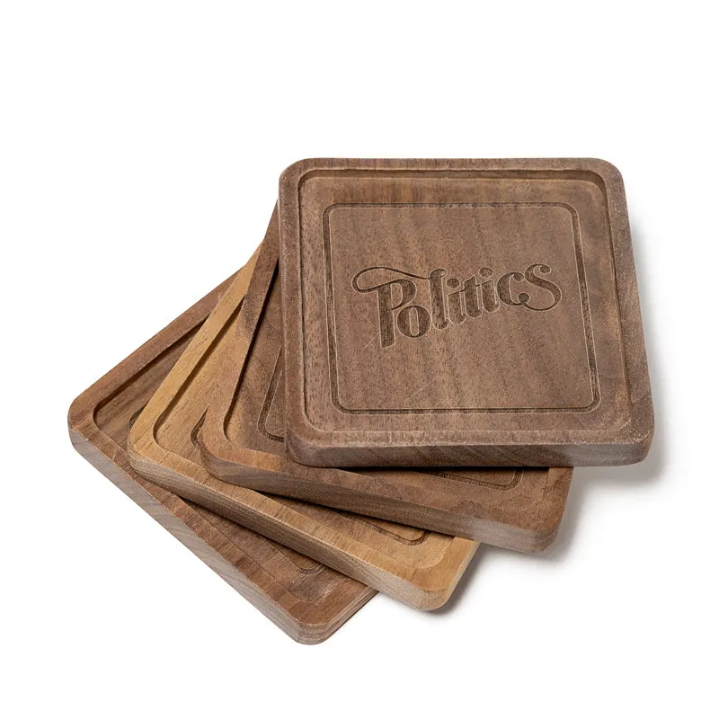 Politics Coasters - Wood