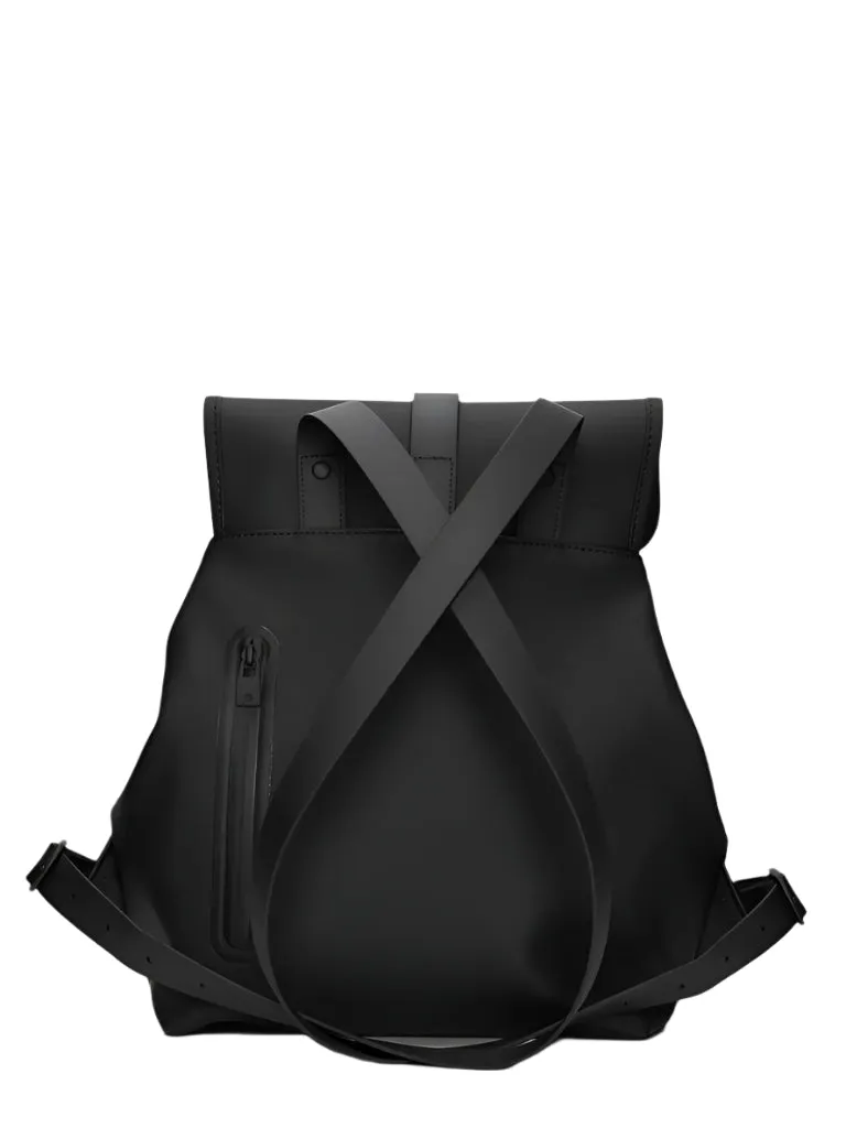 Rains Bucket Backpack in Black