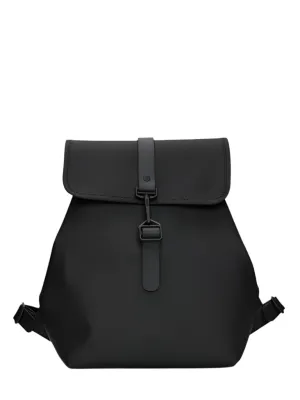 Rains Bucket Backpack in Black