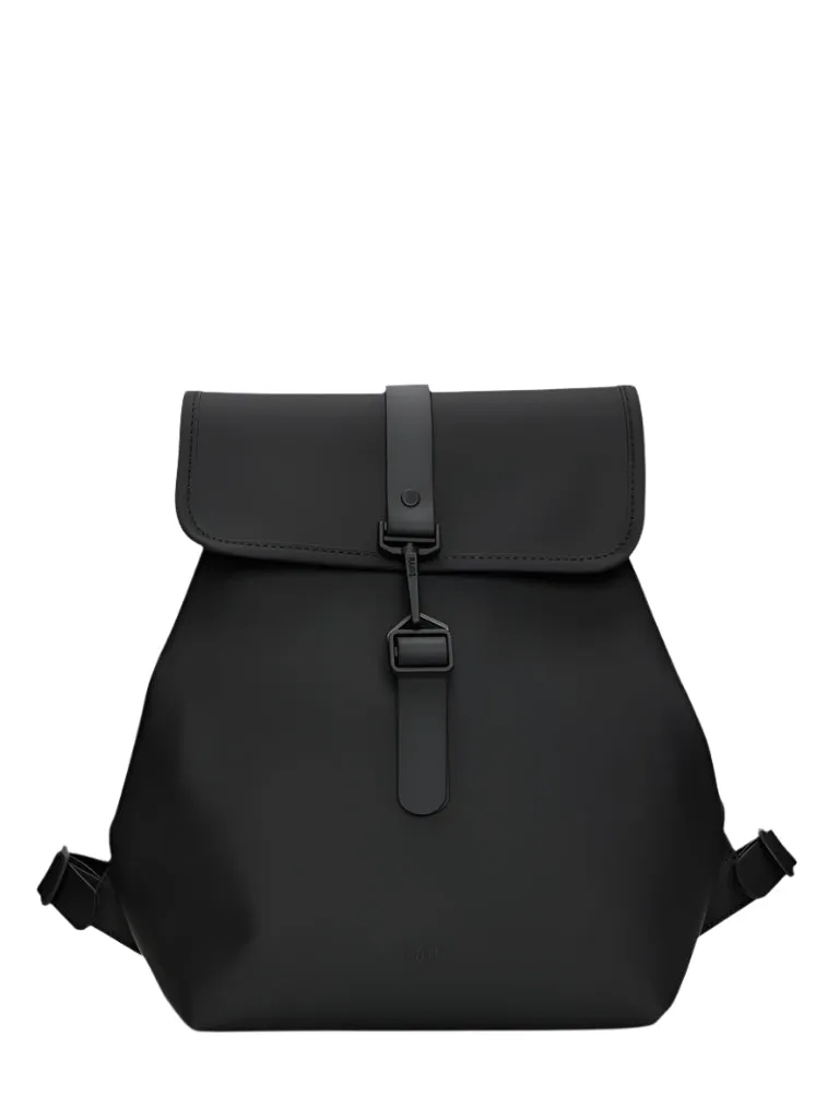 Rains Bucket Backpack in Black