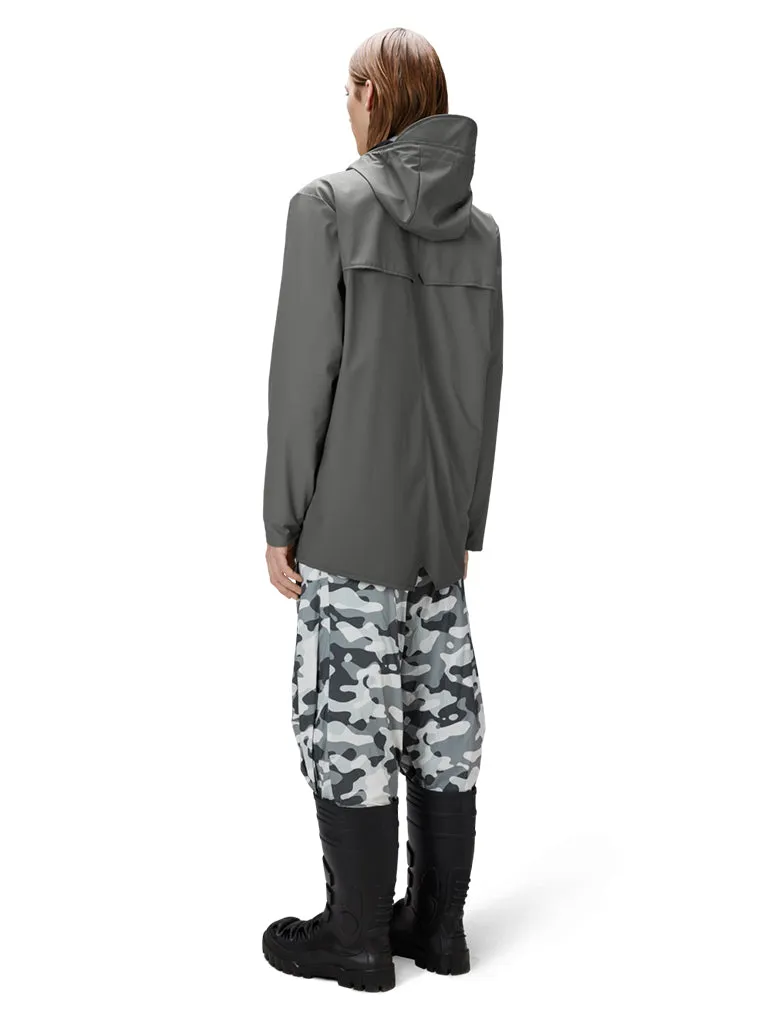 Rains Short Jacket in Grey