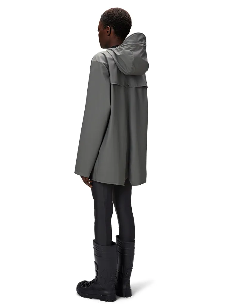 Rains Short Jacket in Grey
