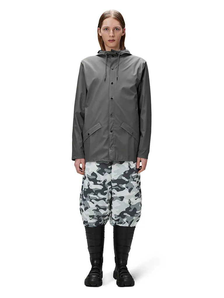 Rains Short Jacket in Grey
