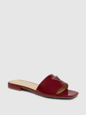 Red Tamsea Slide Sandal Guess