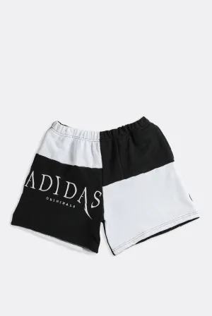 Rework Adidas Patchwork Sweatshorts - L Frankie