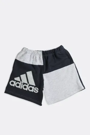 Rework Adidas Patchwork Sweatshorts - S Frankie