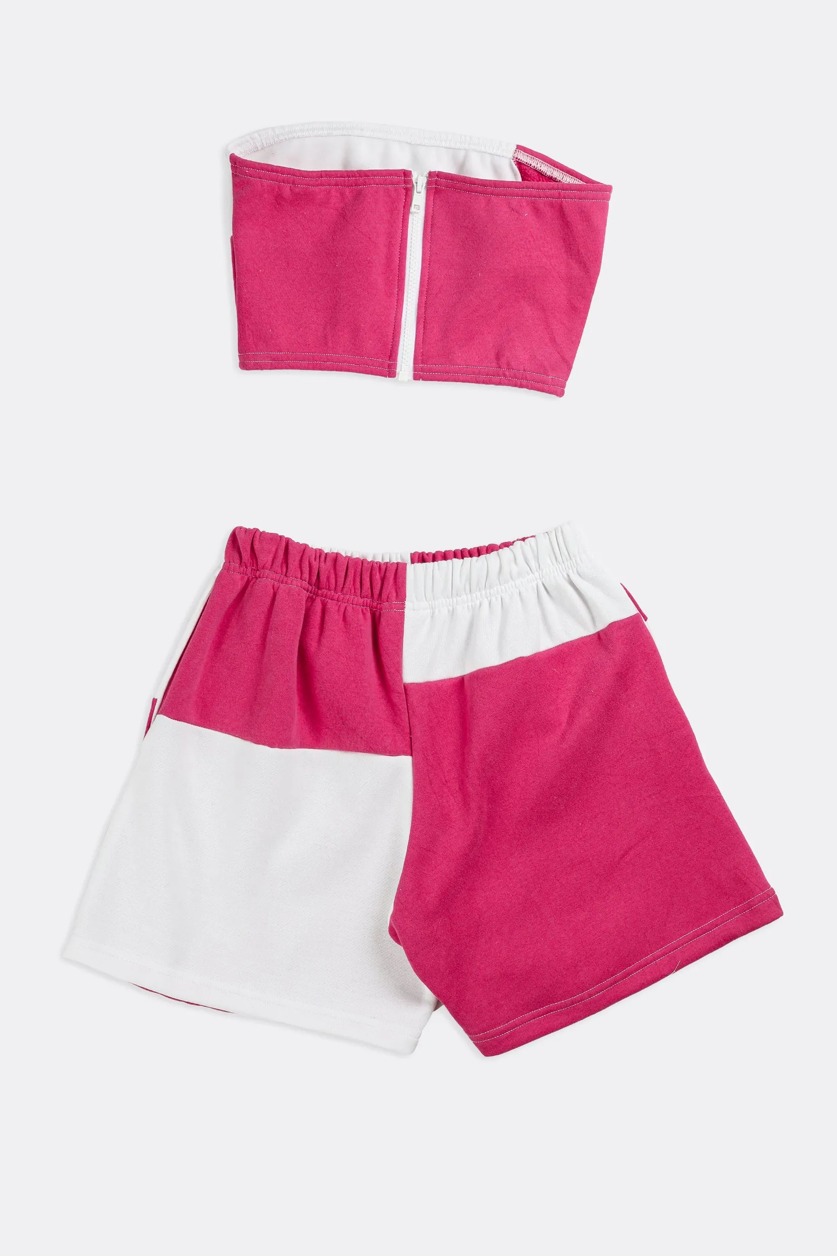 Rework Adidas Patchwork Sweatshorts Set - XS Frankie