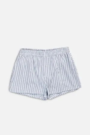 Rework Oxford Mini Boxer Shorts - L Frankie