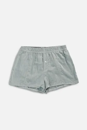 Rework Oxford Mini Boxer Shorts - M Frankie