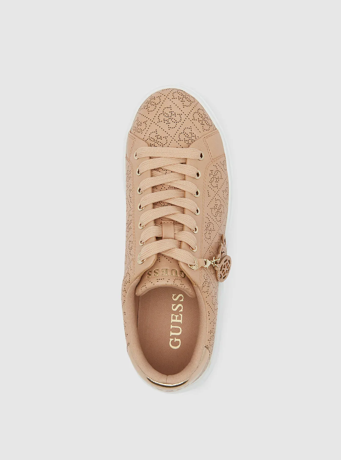 Rose Denesa Low-Top Platform Sneakers Guess
