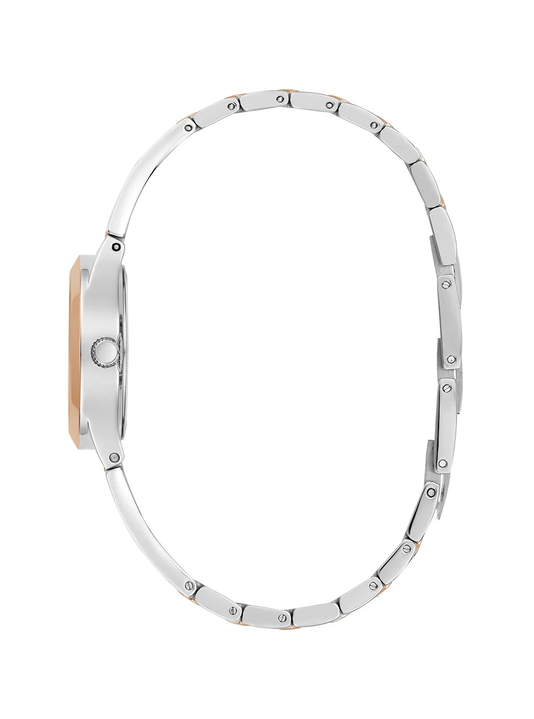 Rose Gold Silver Tessa Watch Guess