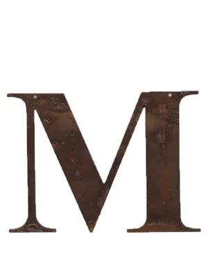 Rusty Letters M