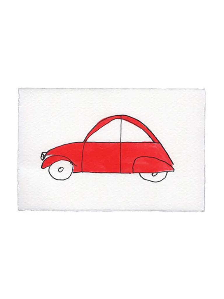 Scribble & Daub Car Card