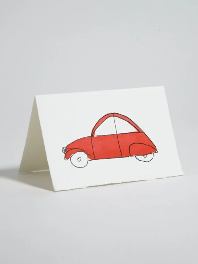 Scribble & Daub Car Card