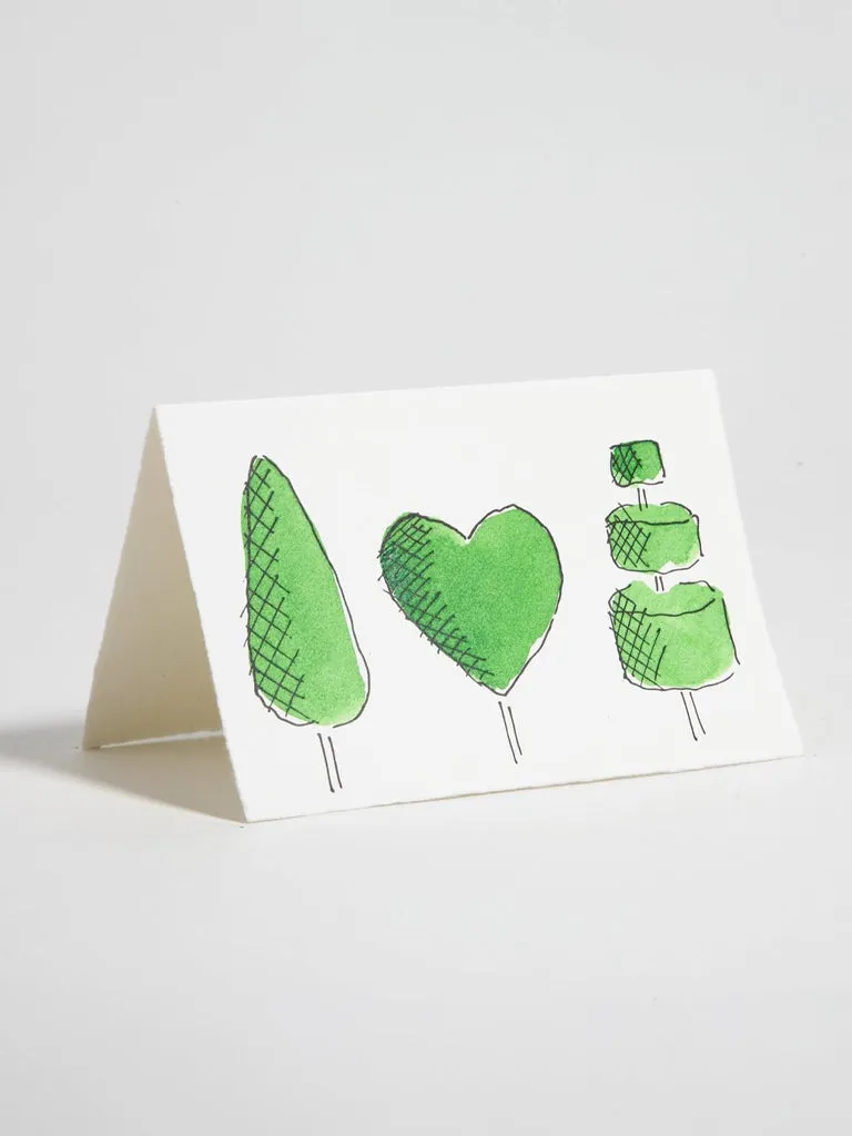 Scribble & Daub I Love Yew Card