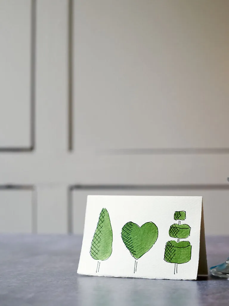 Scribble & Daub I Love Yew Card