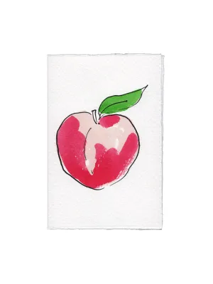 Scribble & Daub Peach Card