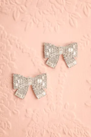 Serebrero | Crystal Bow Earrings