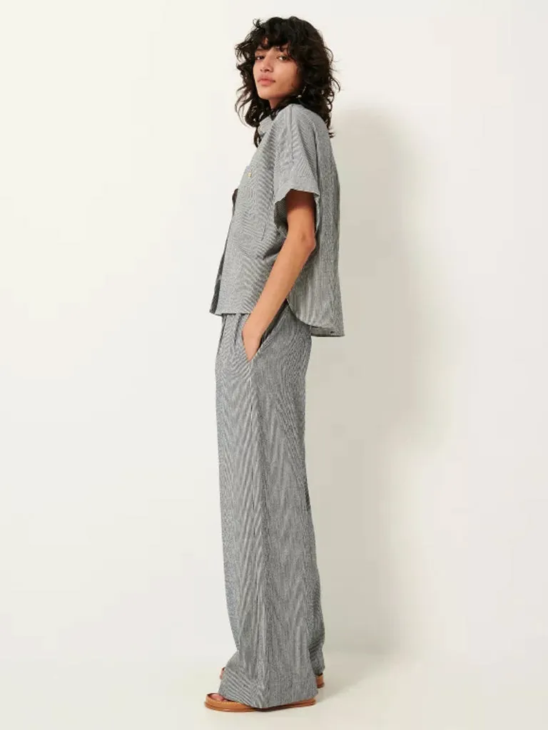 Sessun Ridooseer Trousers in Coutil Blue