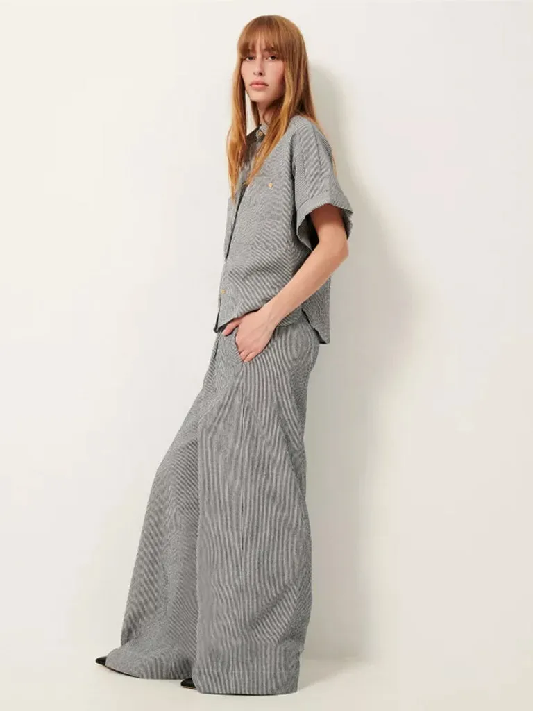 Sessun Ridooseer Trousers in Coutil Blue