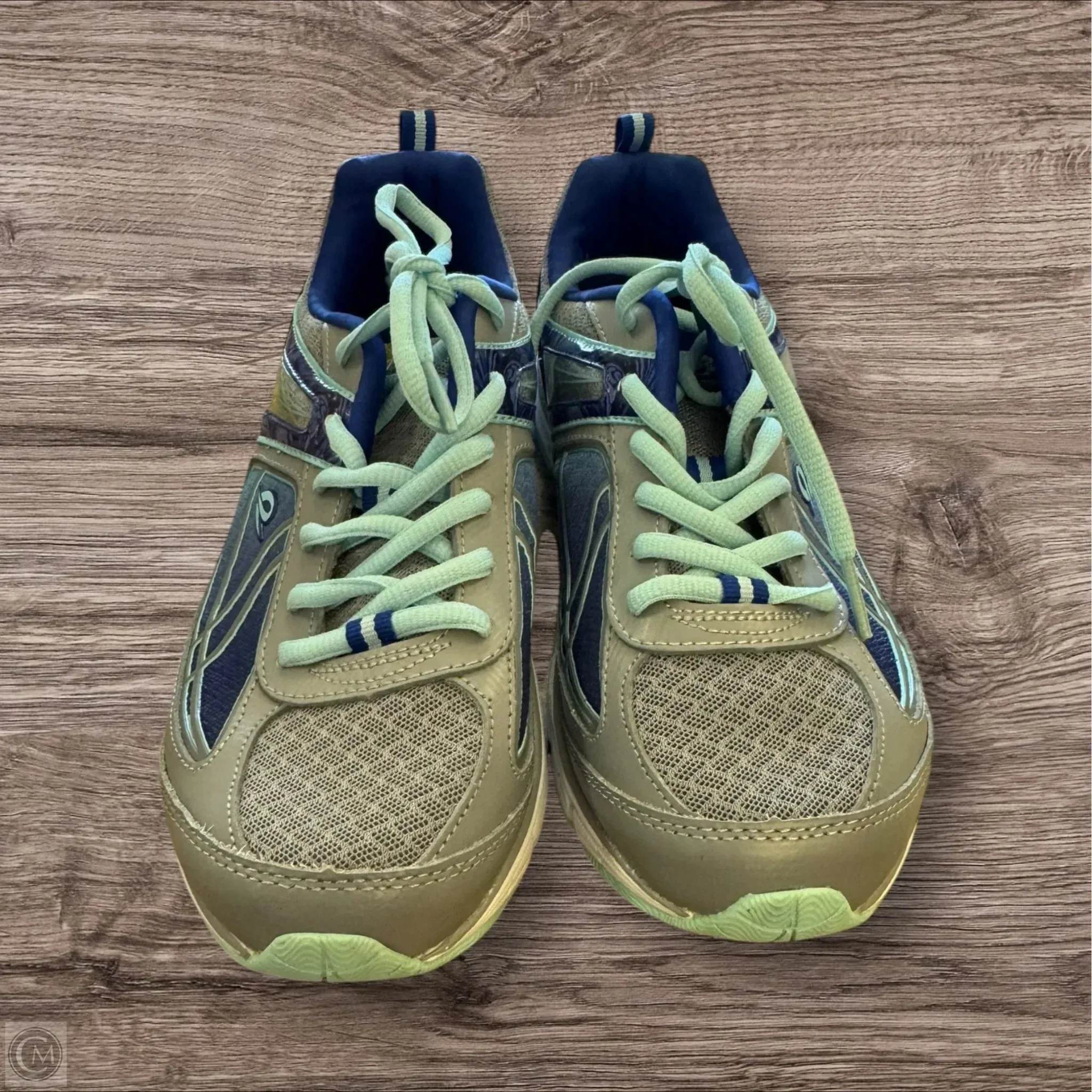 Shoes Athletic By Easy Spirit In Blue & Grey, Size: 8.5